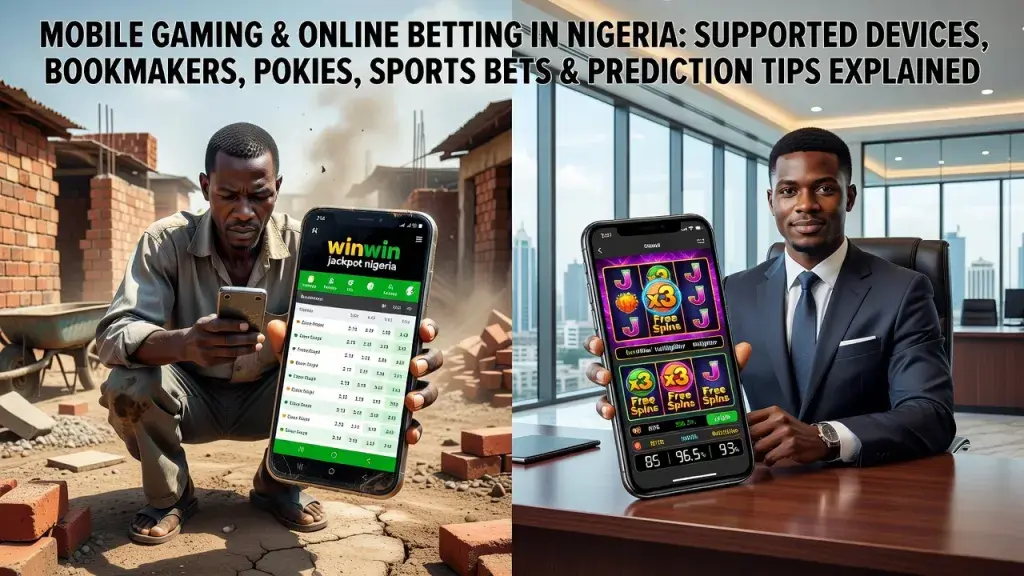 Mobile Gaming and Online Betting in Nigeria: Supported Devices, Bookmakers, Pokies, Sports Bets and Prediction Tips Explained